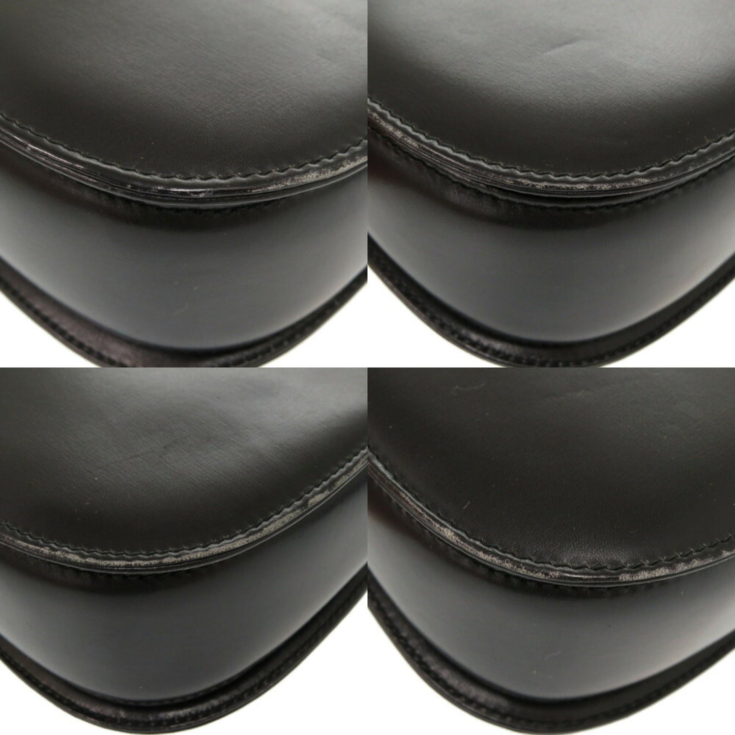 Gucci Black Leather Handbag ( )