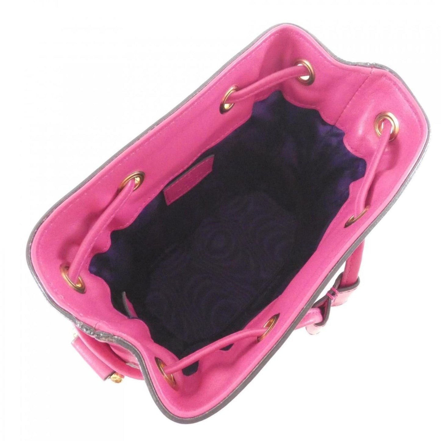 Gucci Pink Nylon Leather Shoulder Bag ( )
