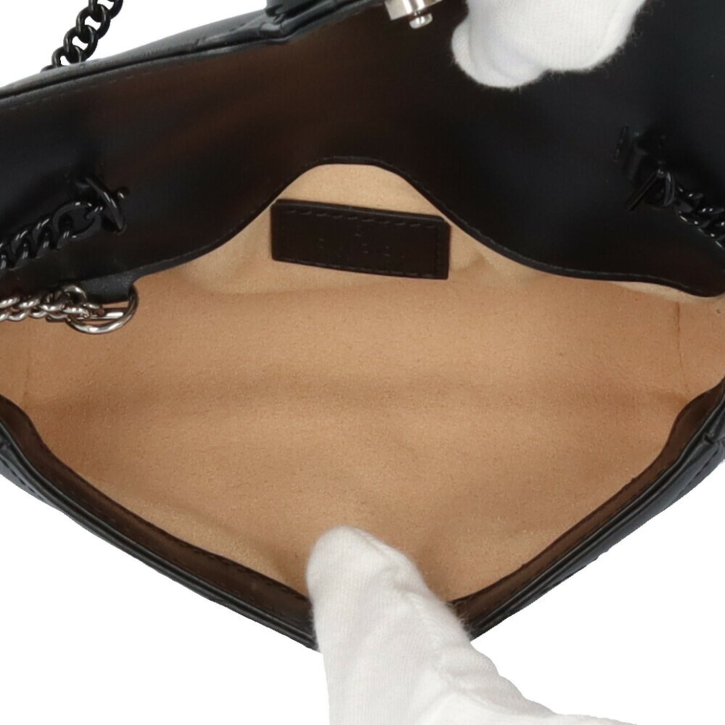 Gucci Gg Marmont Black Leather Shoulder Bag ( )