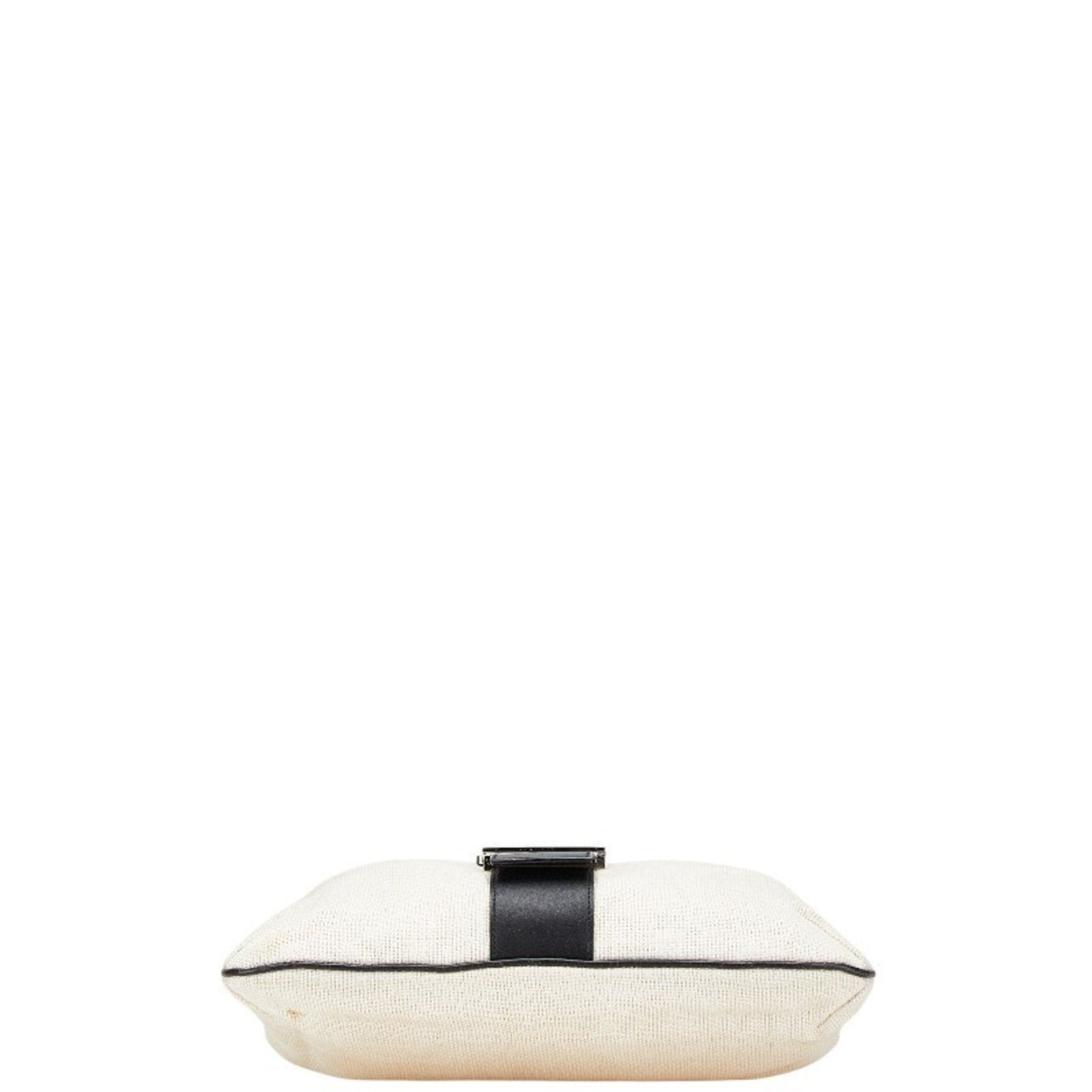 Gucci Black Ivory Canvas Leather Handbag Shoulder Bag ( )