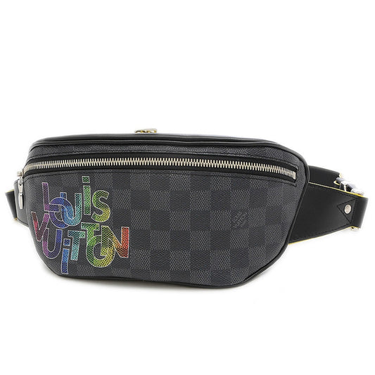 Louis Vuitton Damier Graphite Bum Bag Logo Print Body Men's