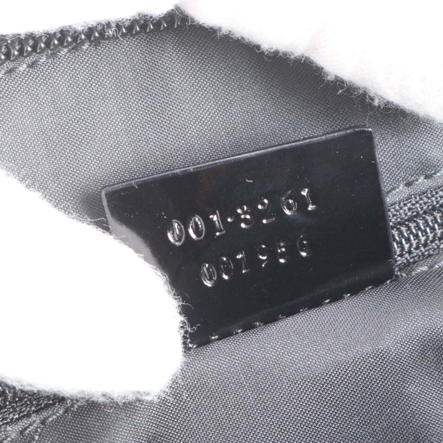 Gucci Black Leather Nylon Tote Bag ( )