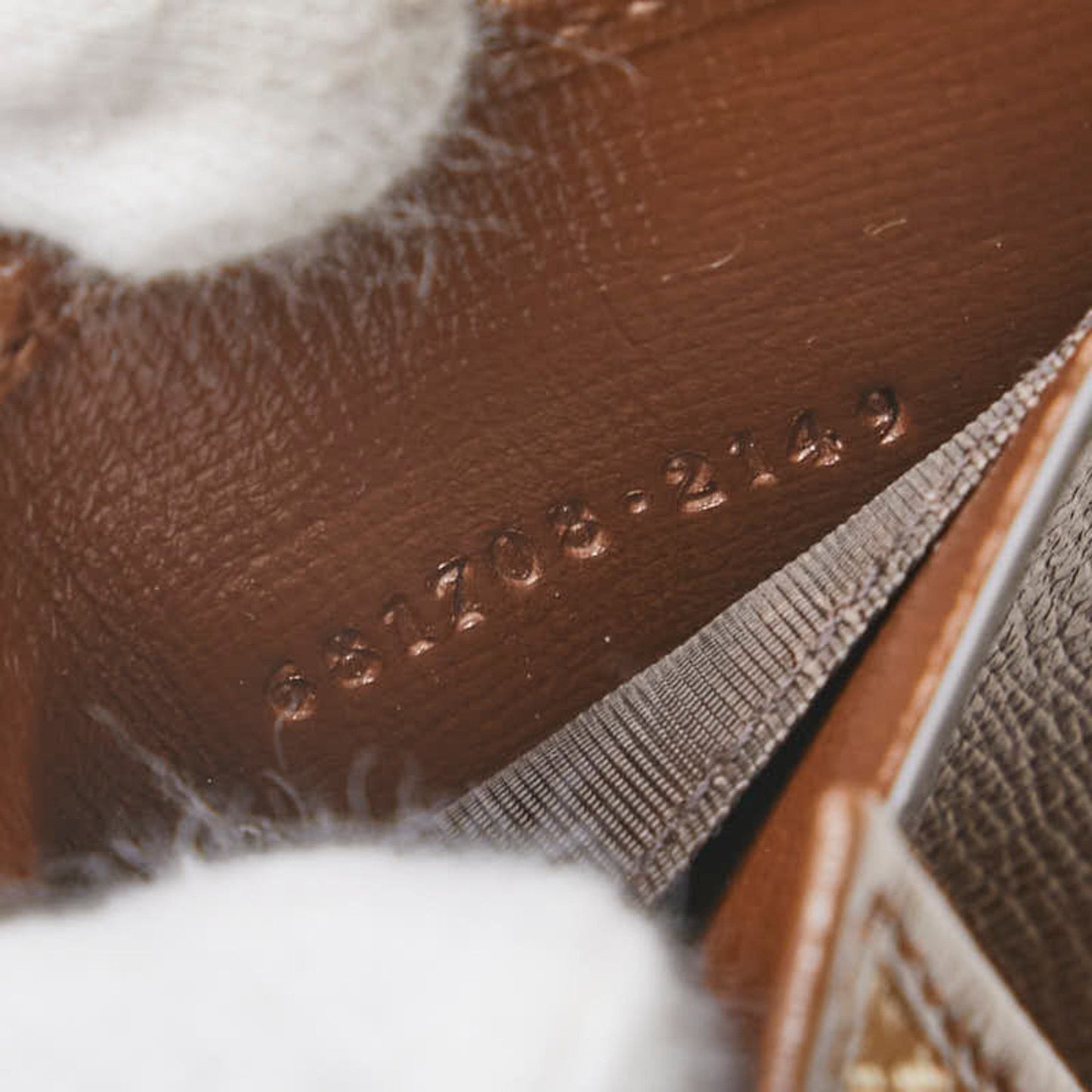 Gucci Brown Canvas Leather Wallet (Bi-Fold) ( )