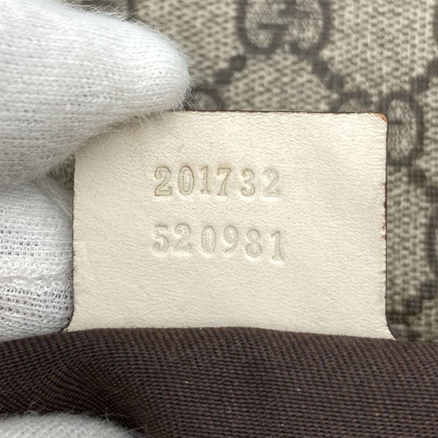 Gucci Beige Brown Gg Supreme Shoulder Bag ( )