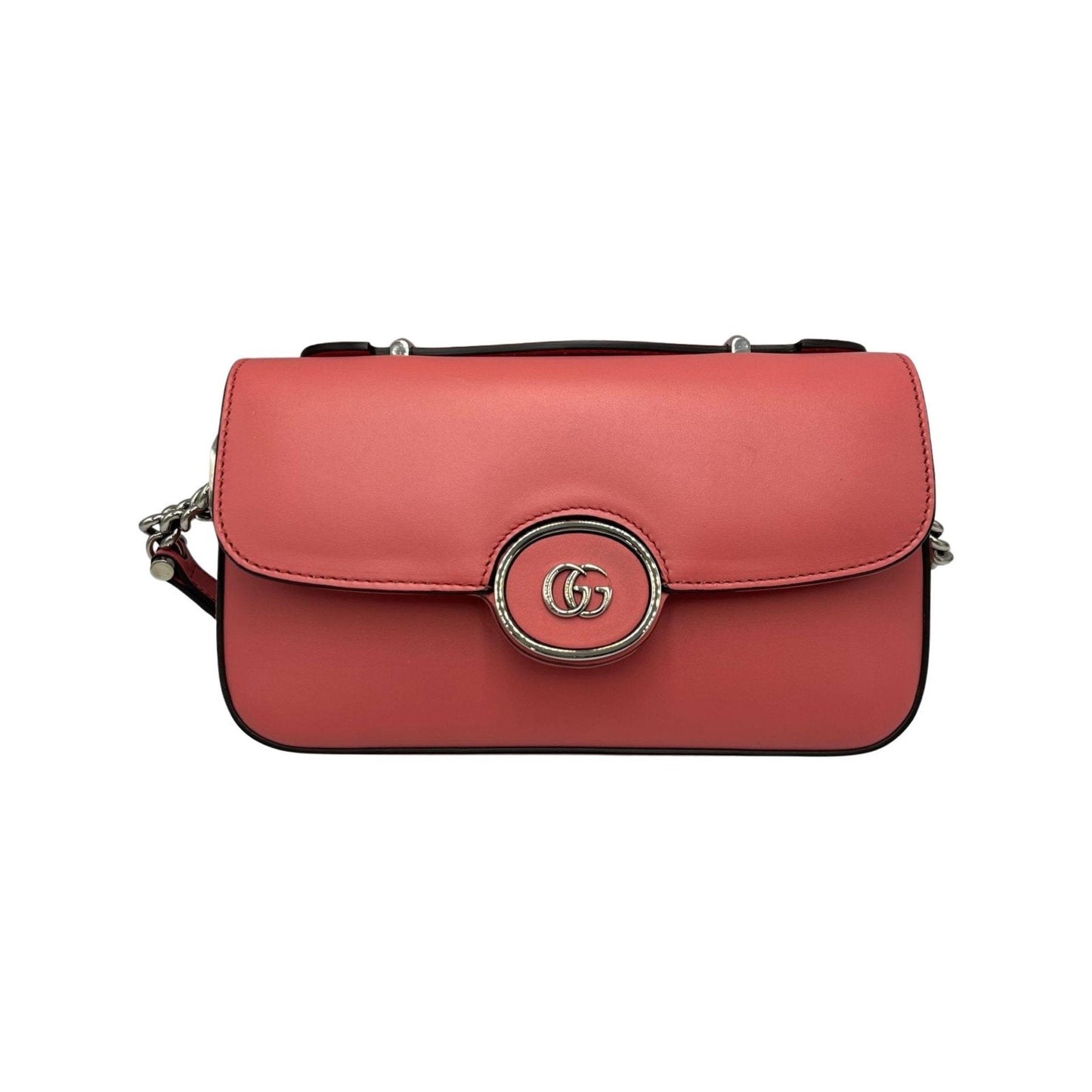Gucci Pink Leather Shoulder Bag ( )