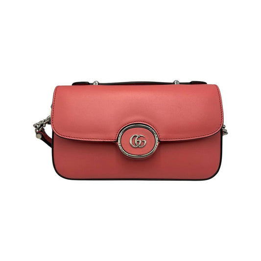 Gucci Pink Leather Shoulder Bag ( )