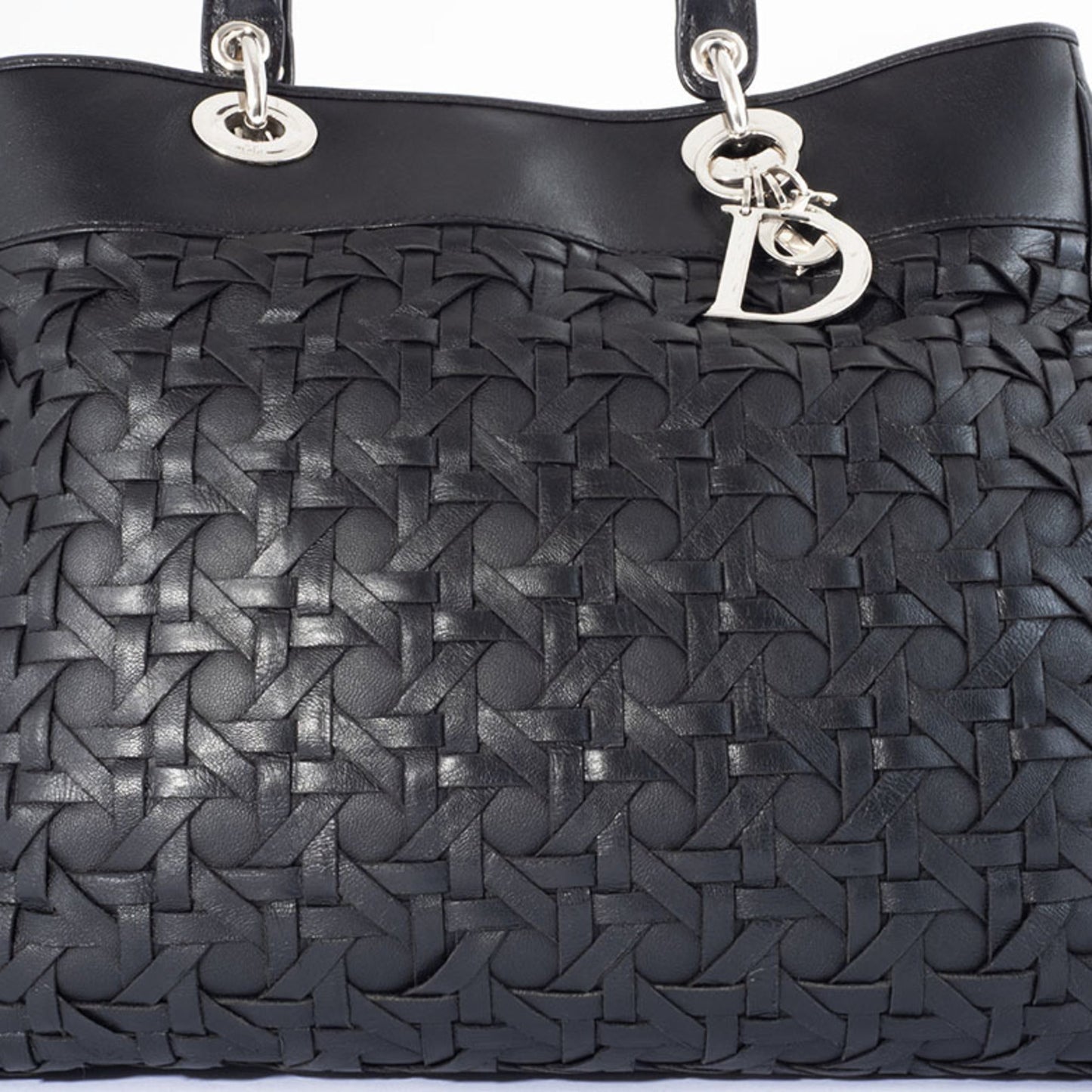Christian Dior Black Leather Handbag ()