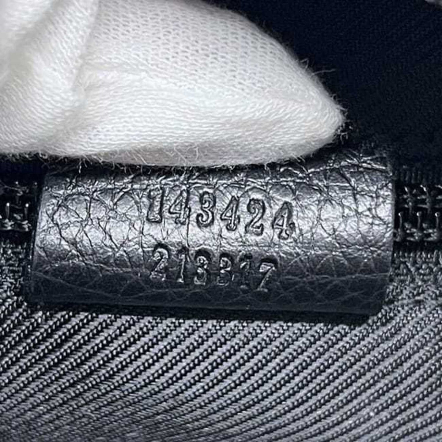Gucci Gg Canvas Black Gg Canvas Leather Tote Bag ( )