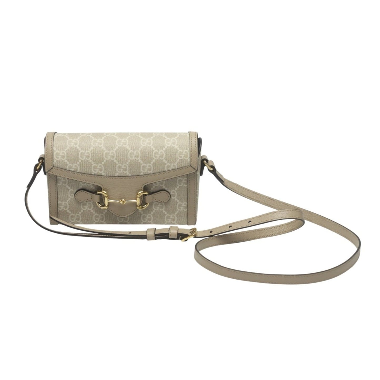 Gucci Beige Pvc Shoulder Bag ( )