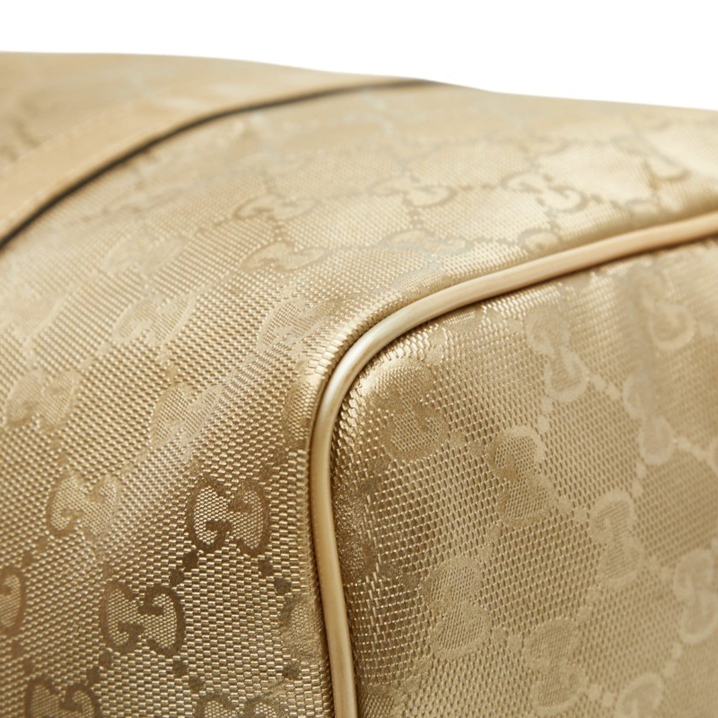 Gucci Gold Pvc Leather Handbag ( )