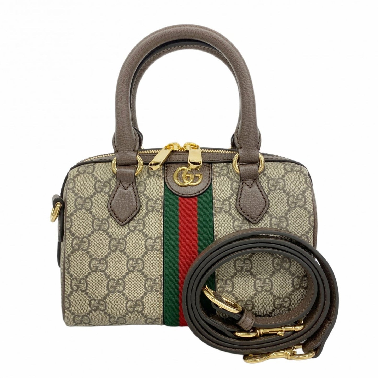 Gucci Brown Pvc Handbag ( )