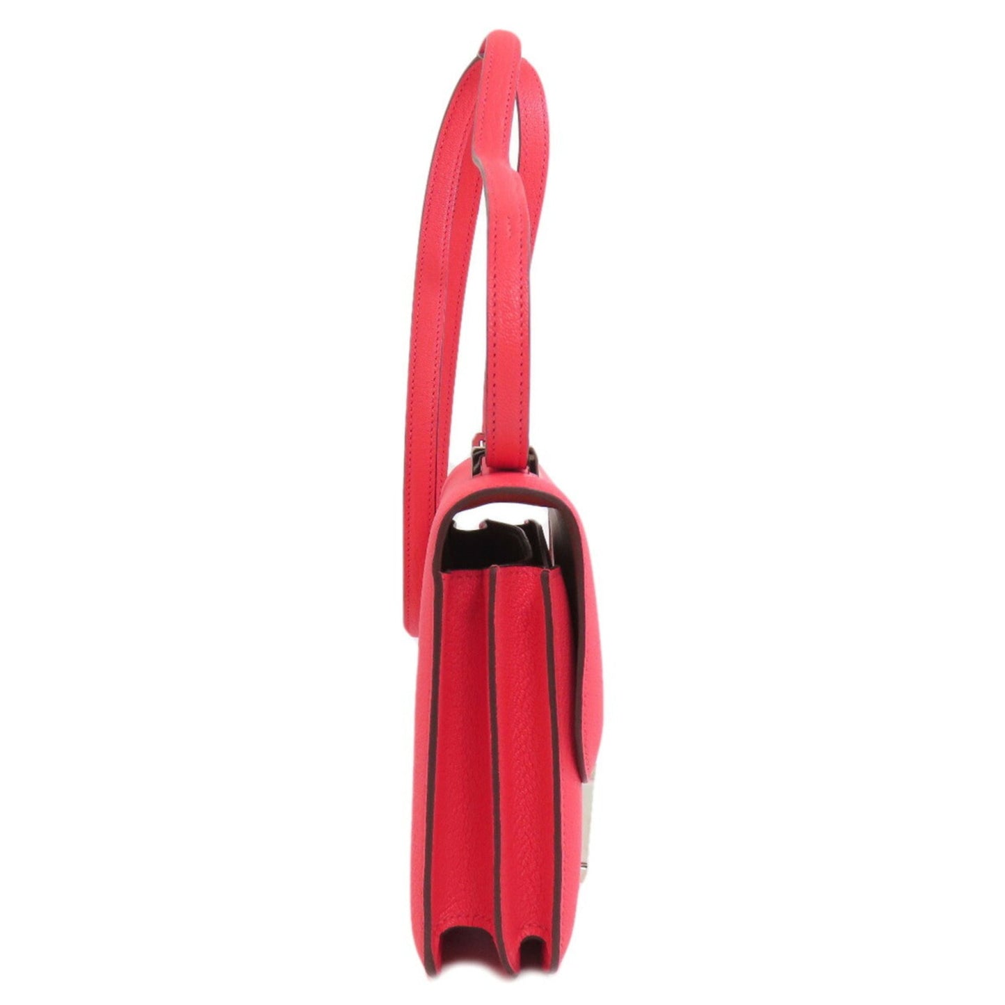 Hermes Pink Chevre Leather Shoulder Bag ( )