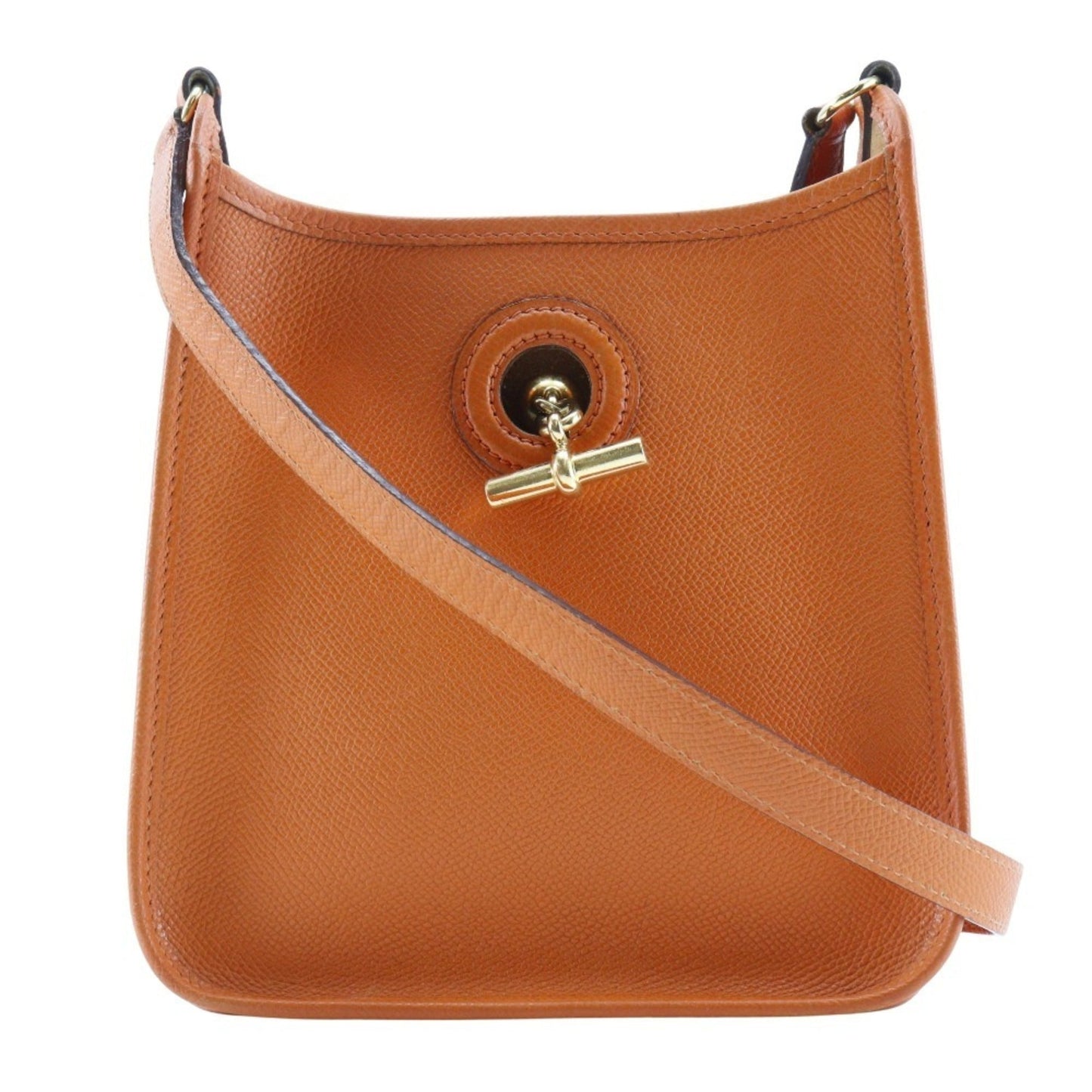 Hermes Orange Epsom Leather Shoulder Bag ( )