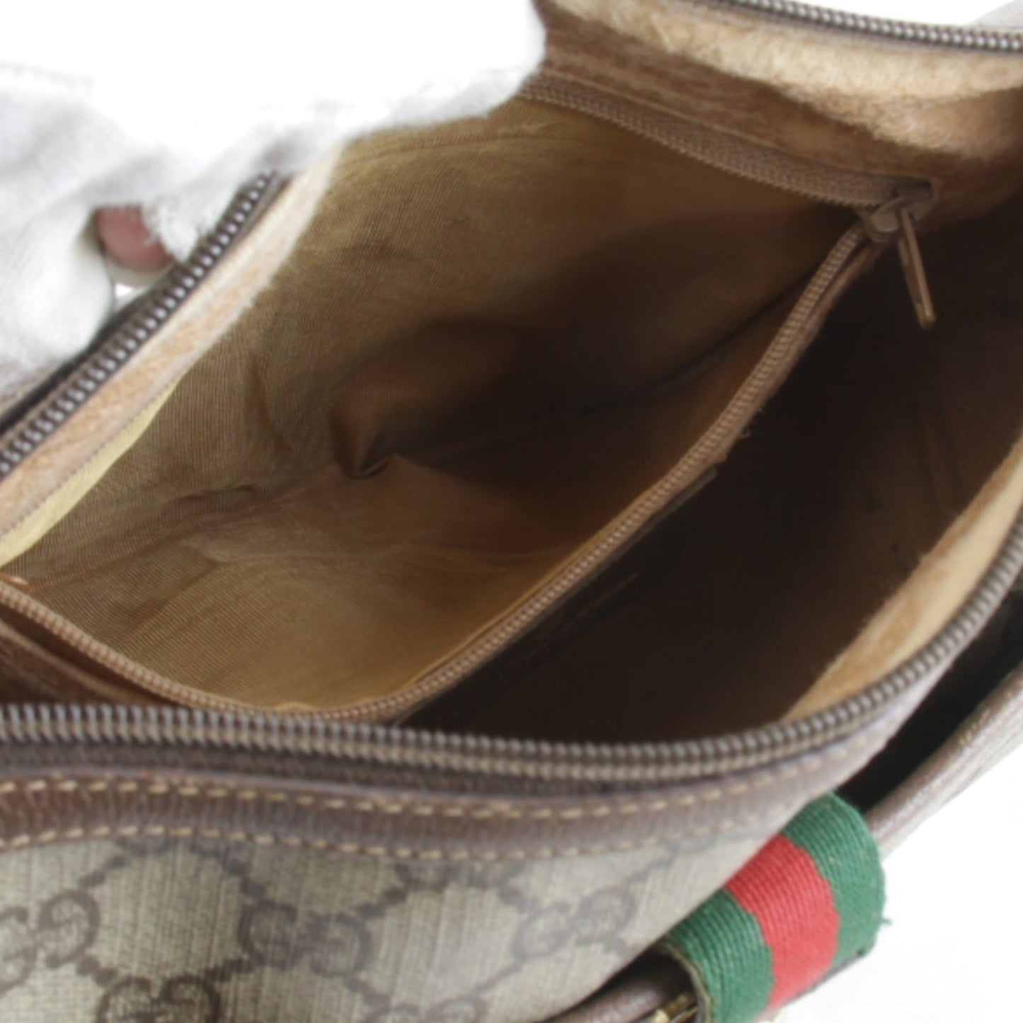Gucci Brown Gg Supreme Shoulder Bag ( )