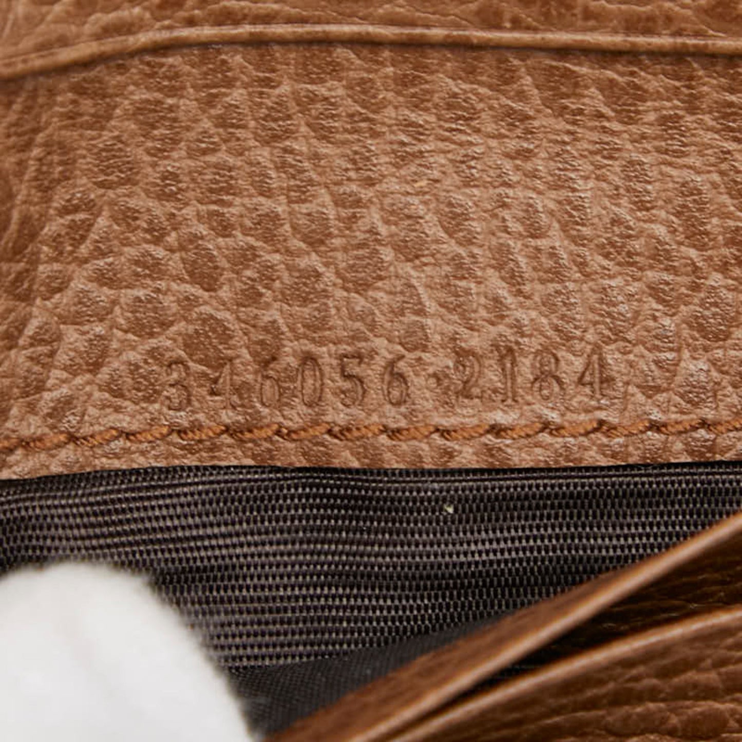 Gucci Beige Brown Canvas Leather Wallet (Bi-Fold) ( )