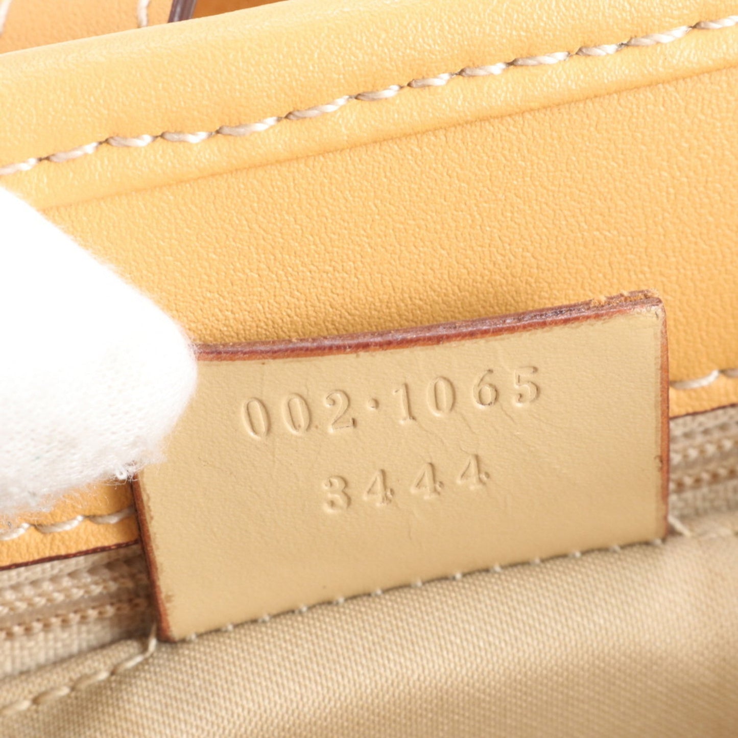Gucci Pink Leather Canvas Handbag ( )