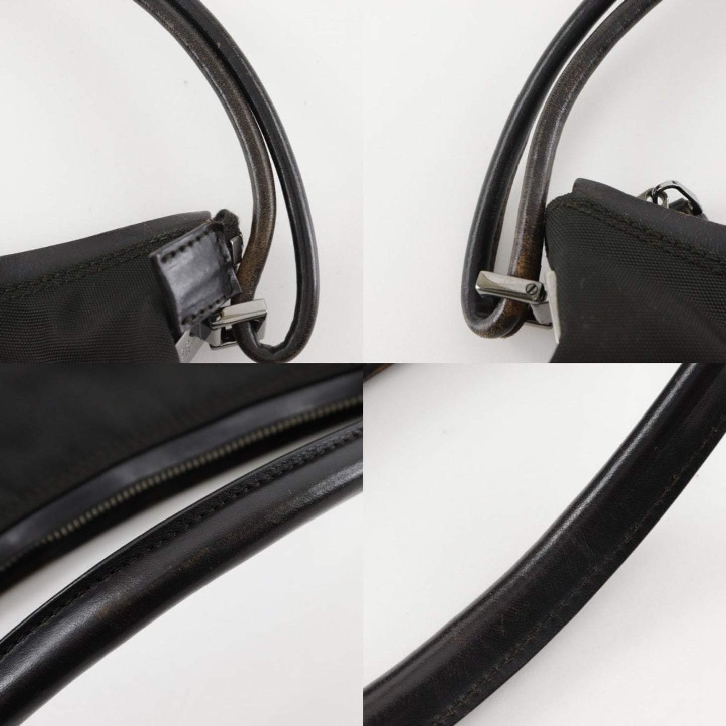 Gucci Black Nylon Canvas Shoulder Bag ( )