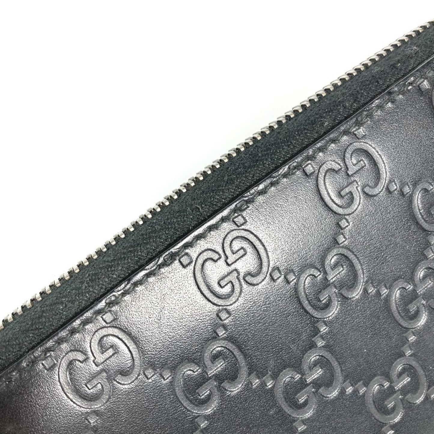 Gucci Black Leather Long Wallet (Bi-Fold) ( )