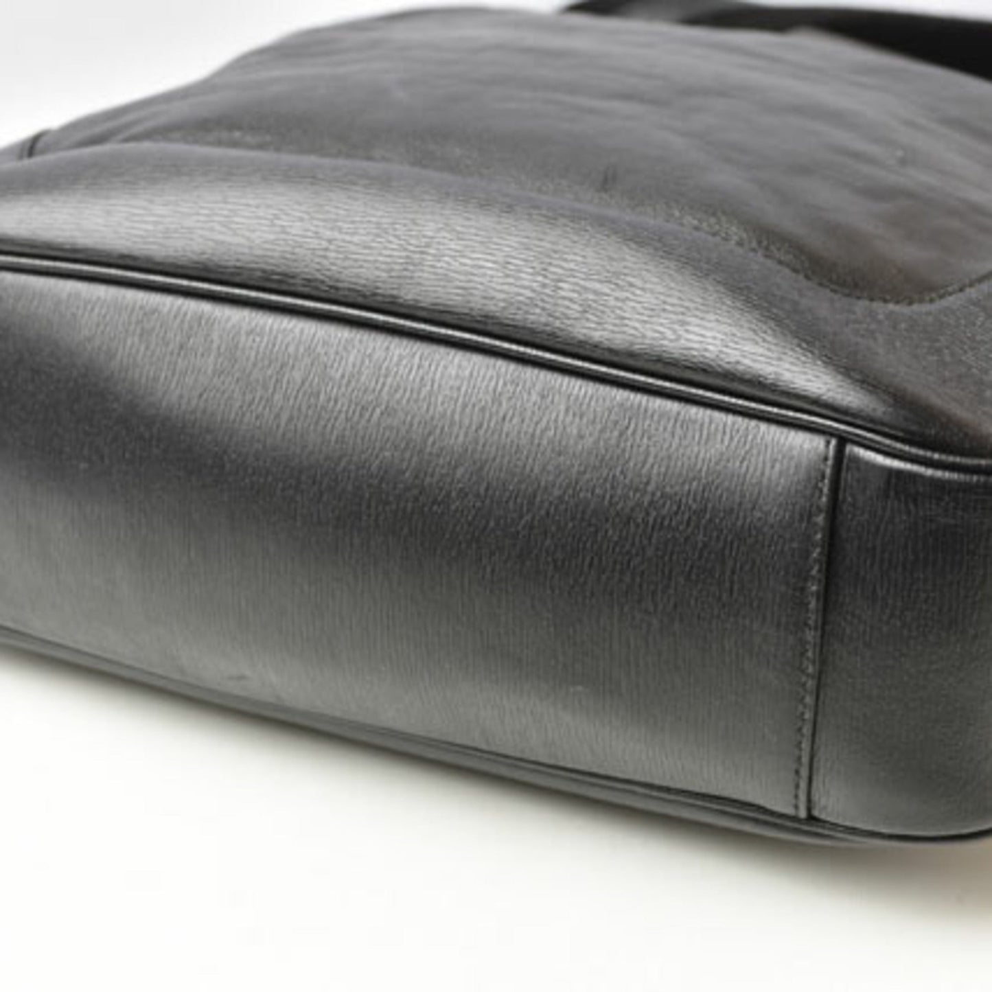 Gucci Black Leather Handbag Shoulder Bag ( )