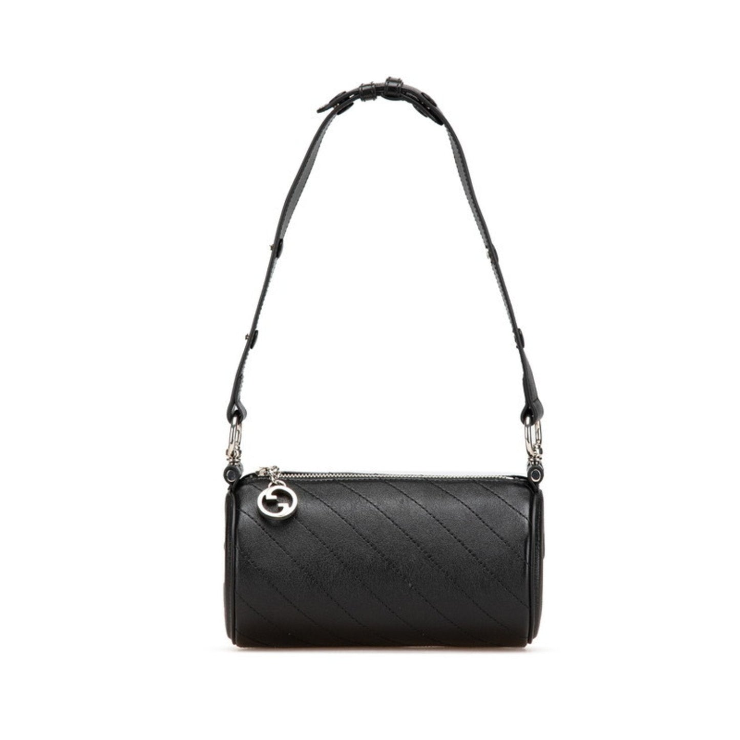 Gucci Black Leather Shoulder Bag ( )