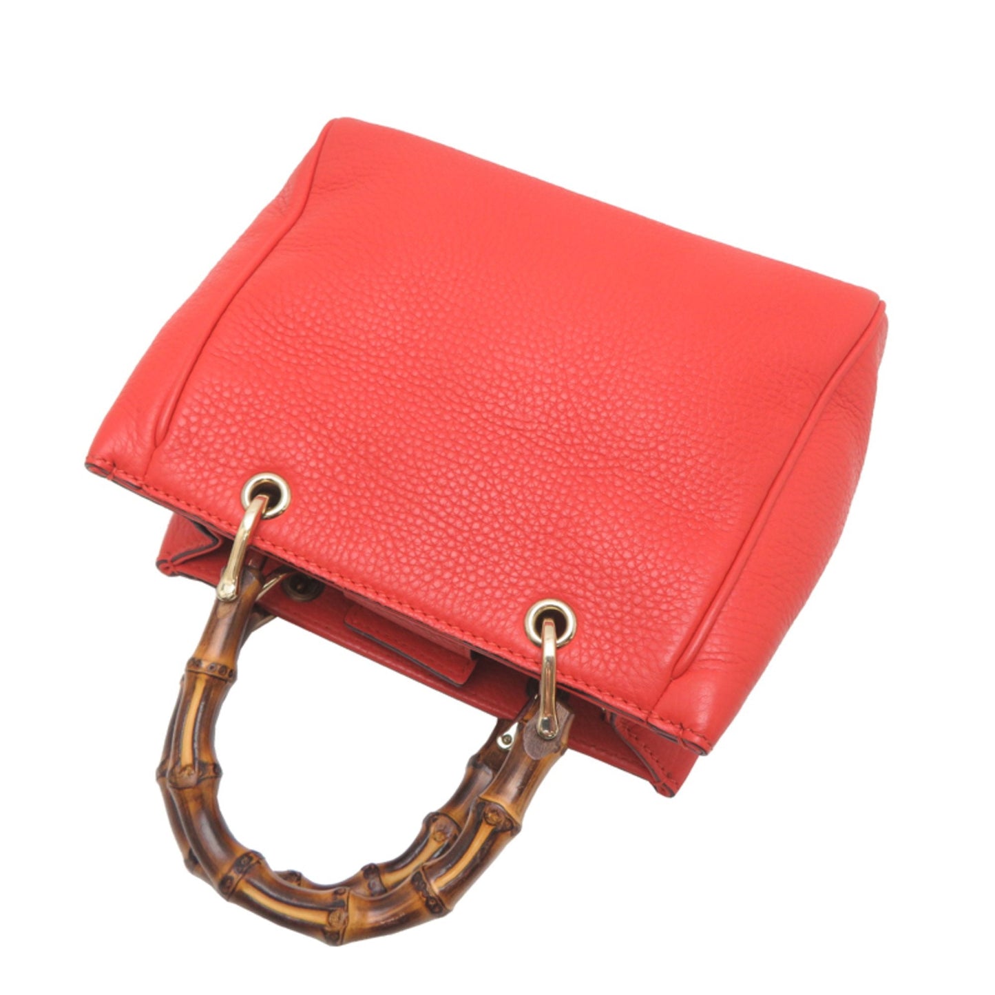 Gucci Orange Leather Handbag ( )