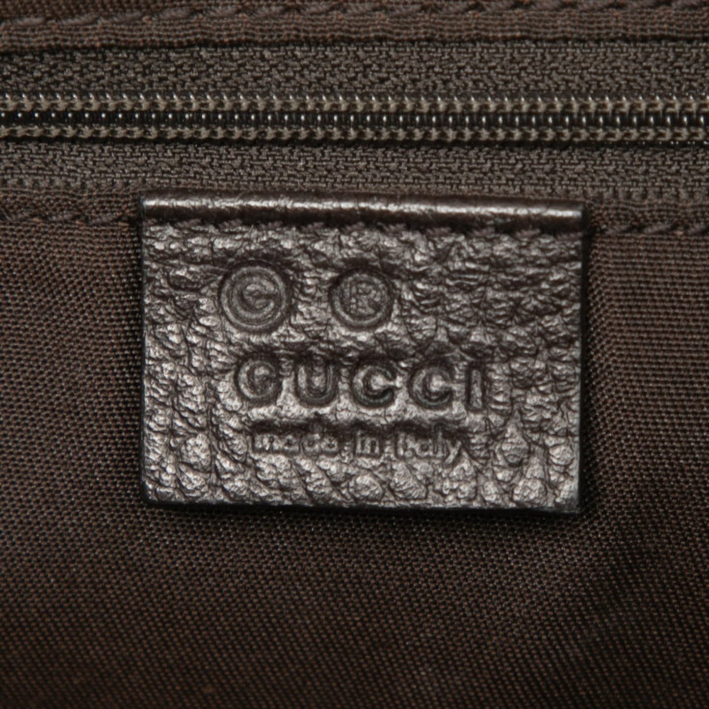 Gucci Beige Brown Pvc Leather Handbag Shoulder Bag ( )