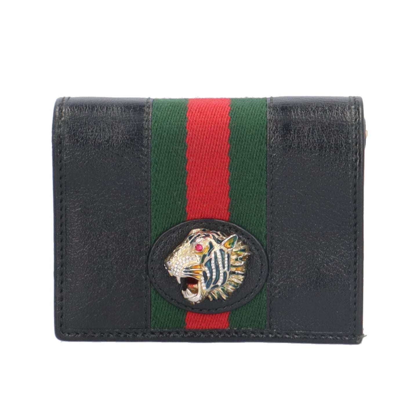 Gucci Black Leather Chain/Shoulder Wallet ( )