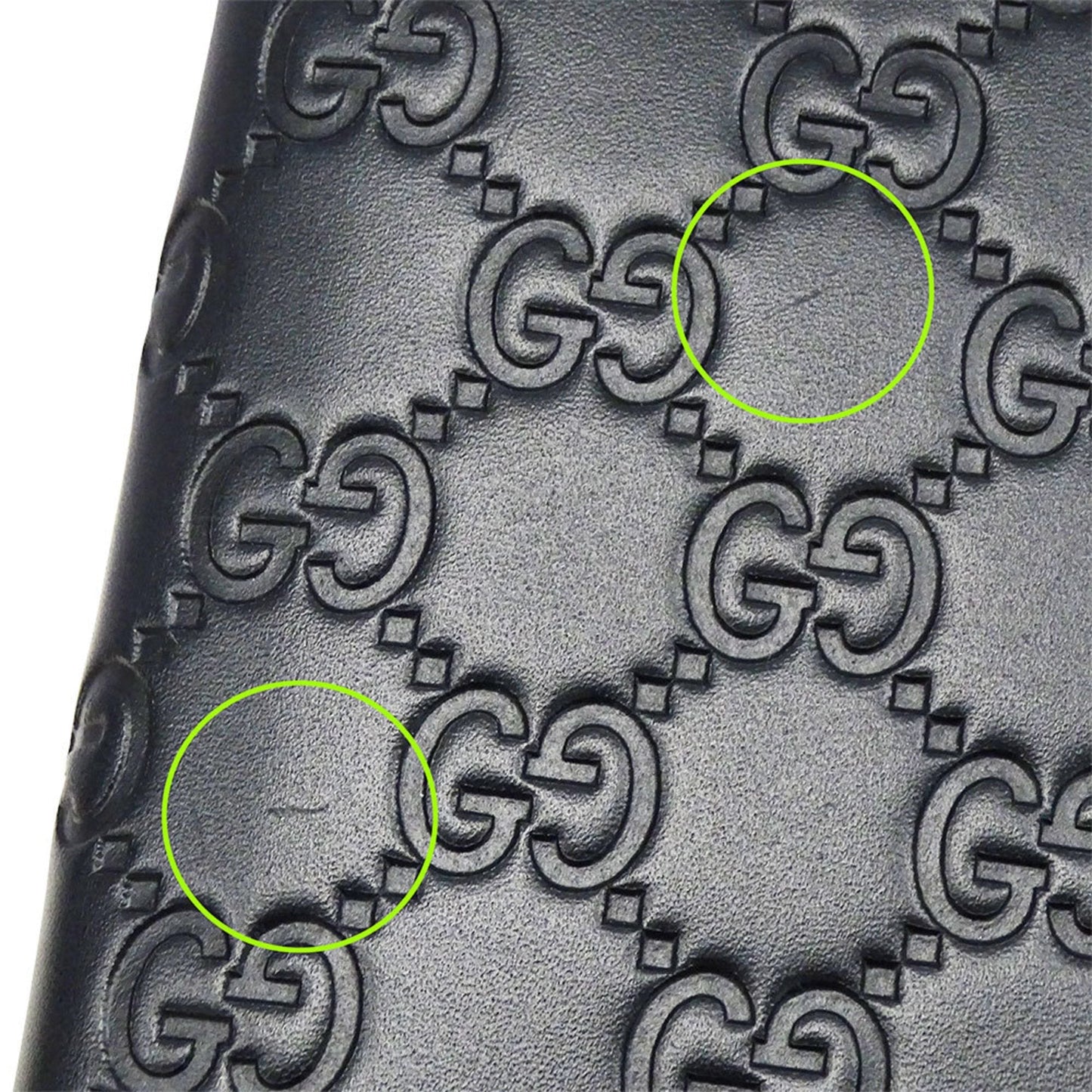 Gucci Black Leather Long Wallet (Bi-Fold) ( )