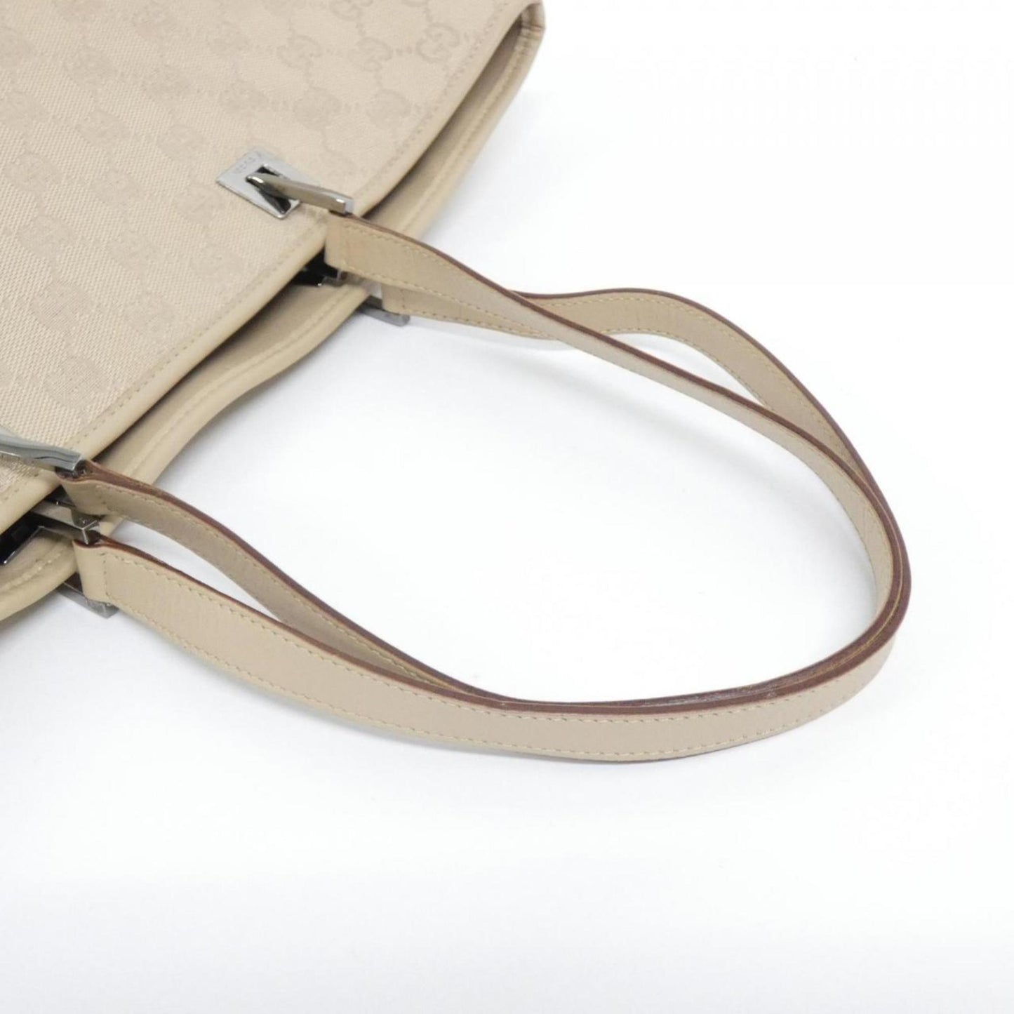 Gucci Beige Gg Canvas Handbag ( )