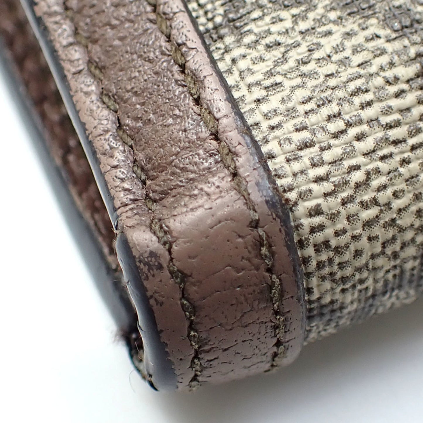 Gucci Beige Brown Gg Supreme Leather Wallet (Bi-Fold) ( )