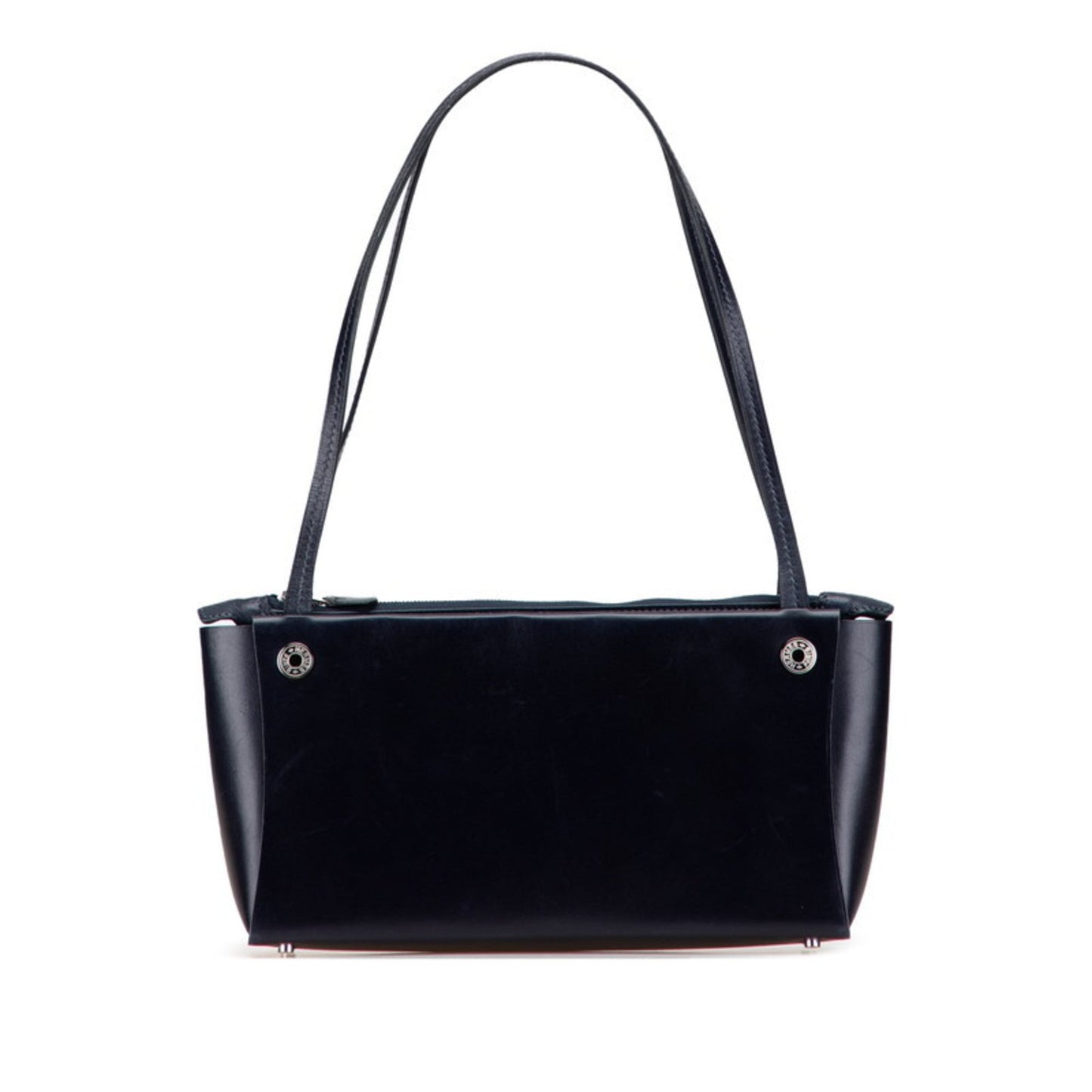 Hermes Navy Box Calf Leather Handbag ( )