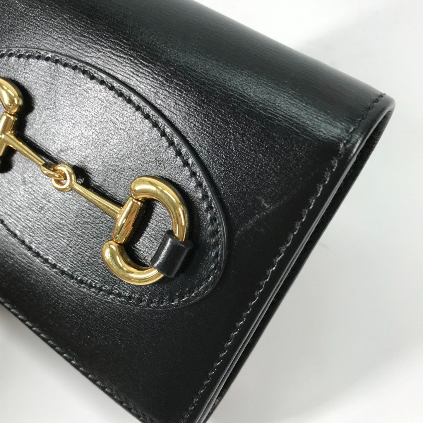 Gucci Black Leather Wallet (Bi-Fold) ( )