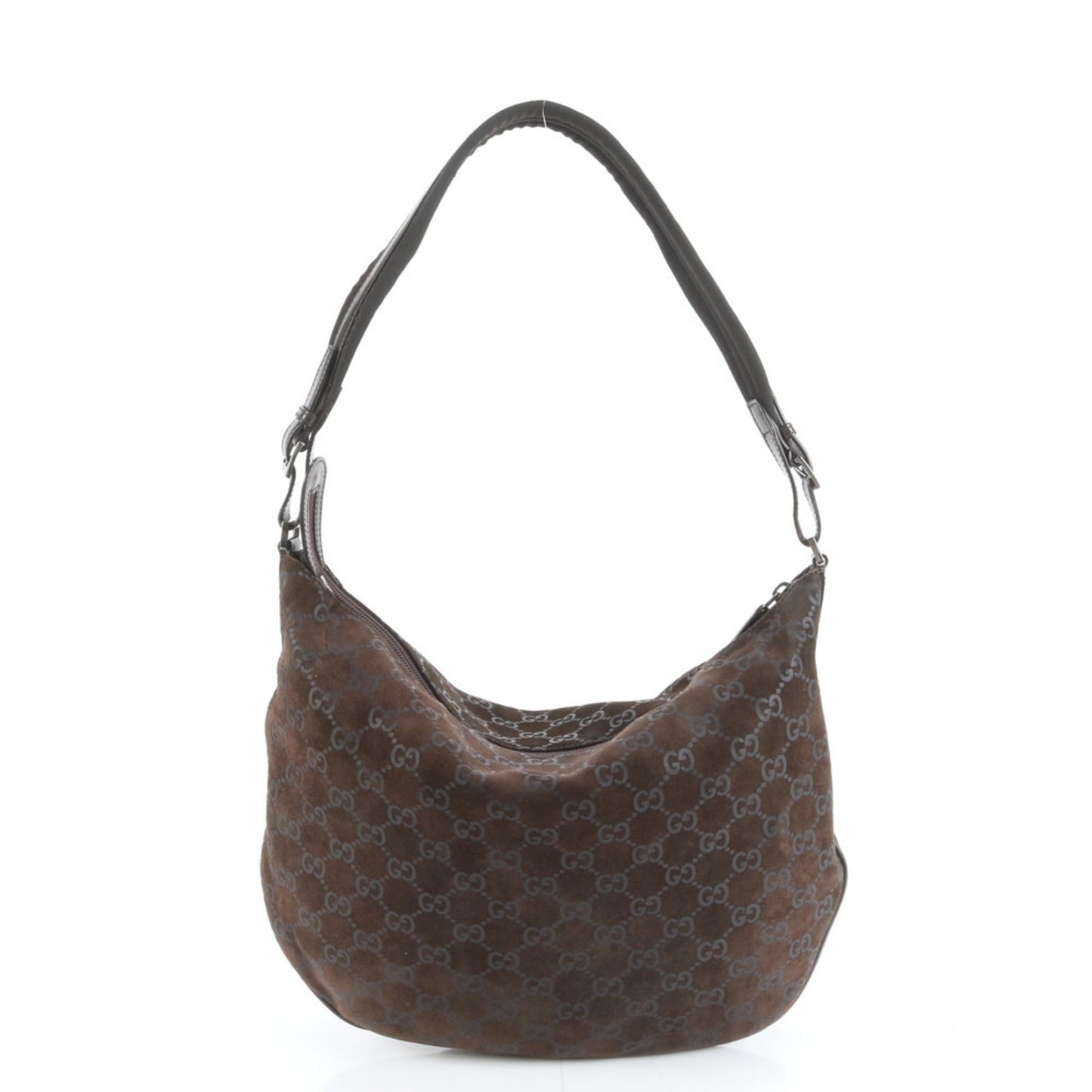 Gucci Brown Leather Shoulder Bag ( )