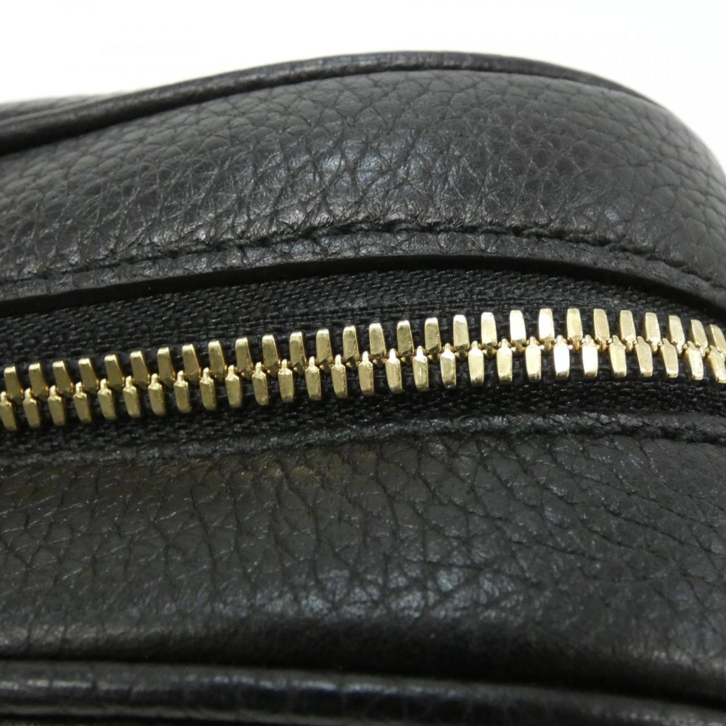 Gucci Black Leather Shoulder Bag ( )
