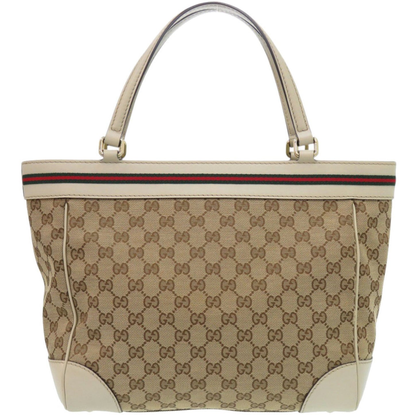 Gucci Beige Gg Canvas Tote Bag ( )