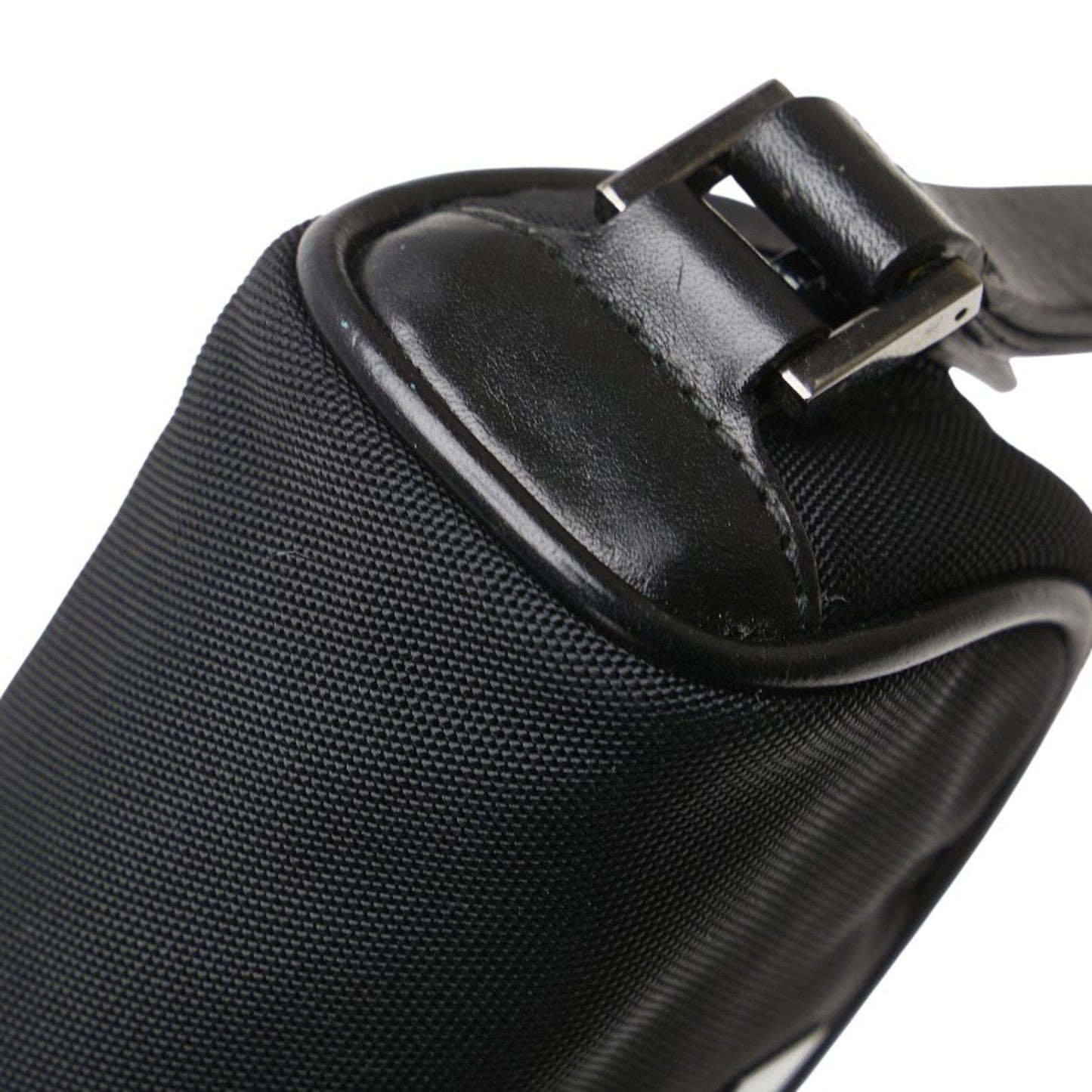 Gucci Black Nylon Leather Pouch ( )