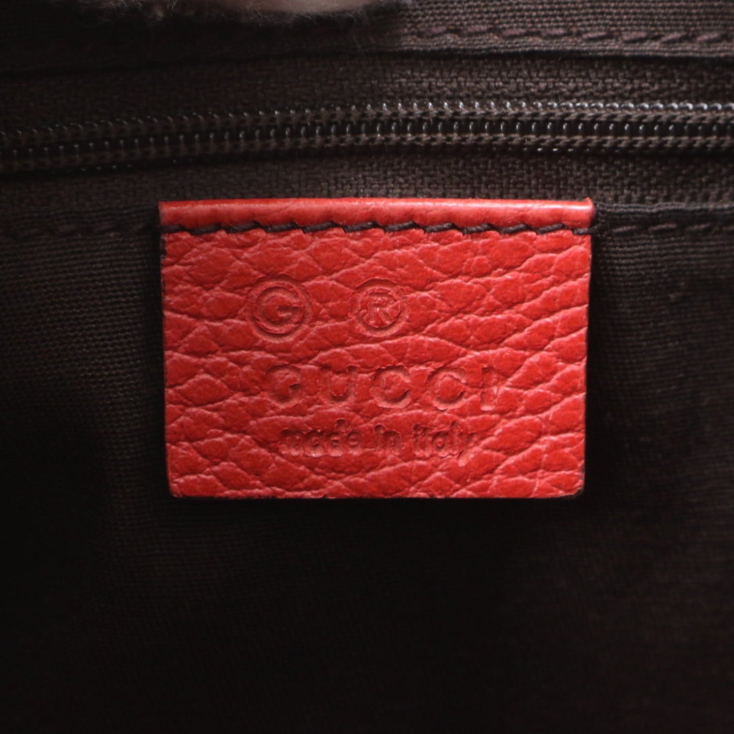 Gucci Red Color Leather Shoulder Bag ( )