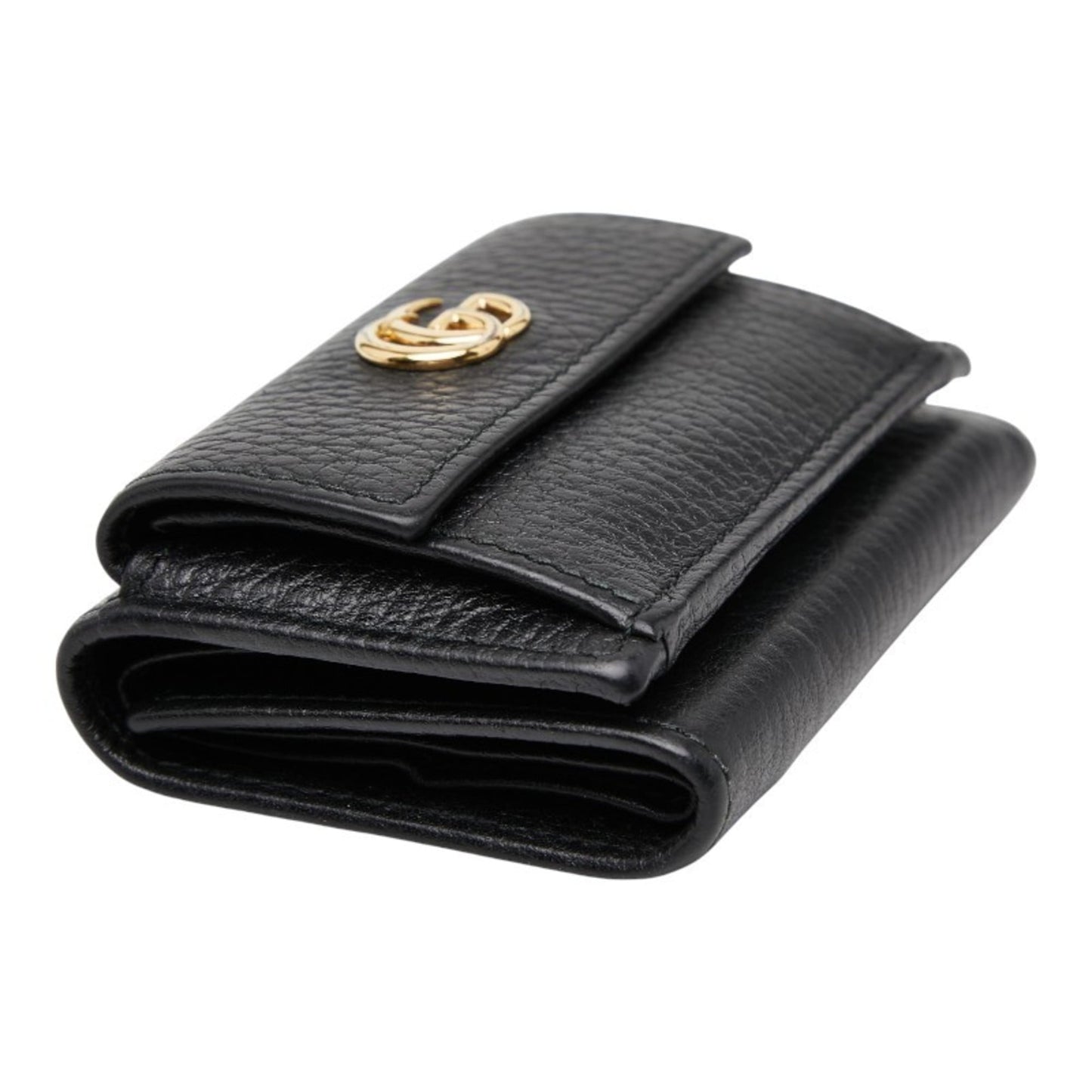 Gucci Black Leather Wallet (Tri-Fold) ( )