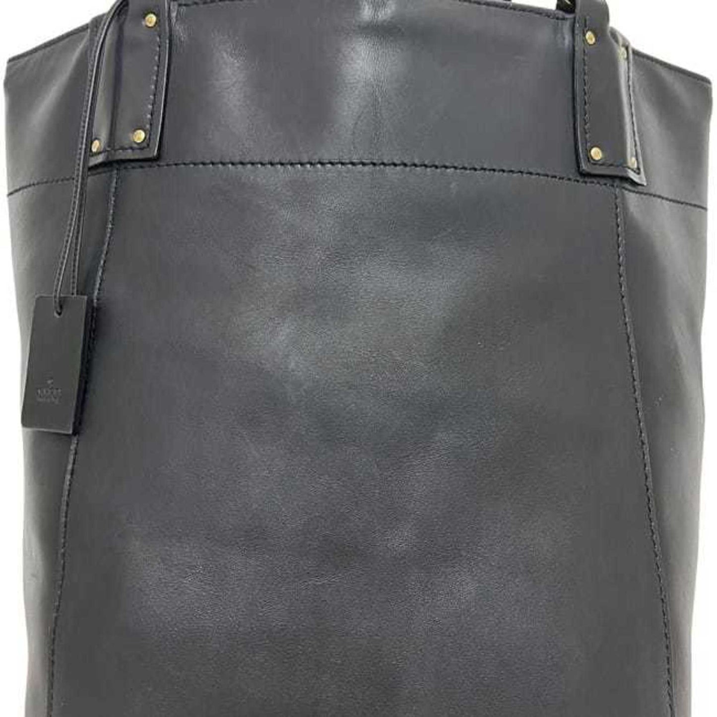 Gucci Black Leather Tote Bag ( )