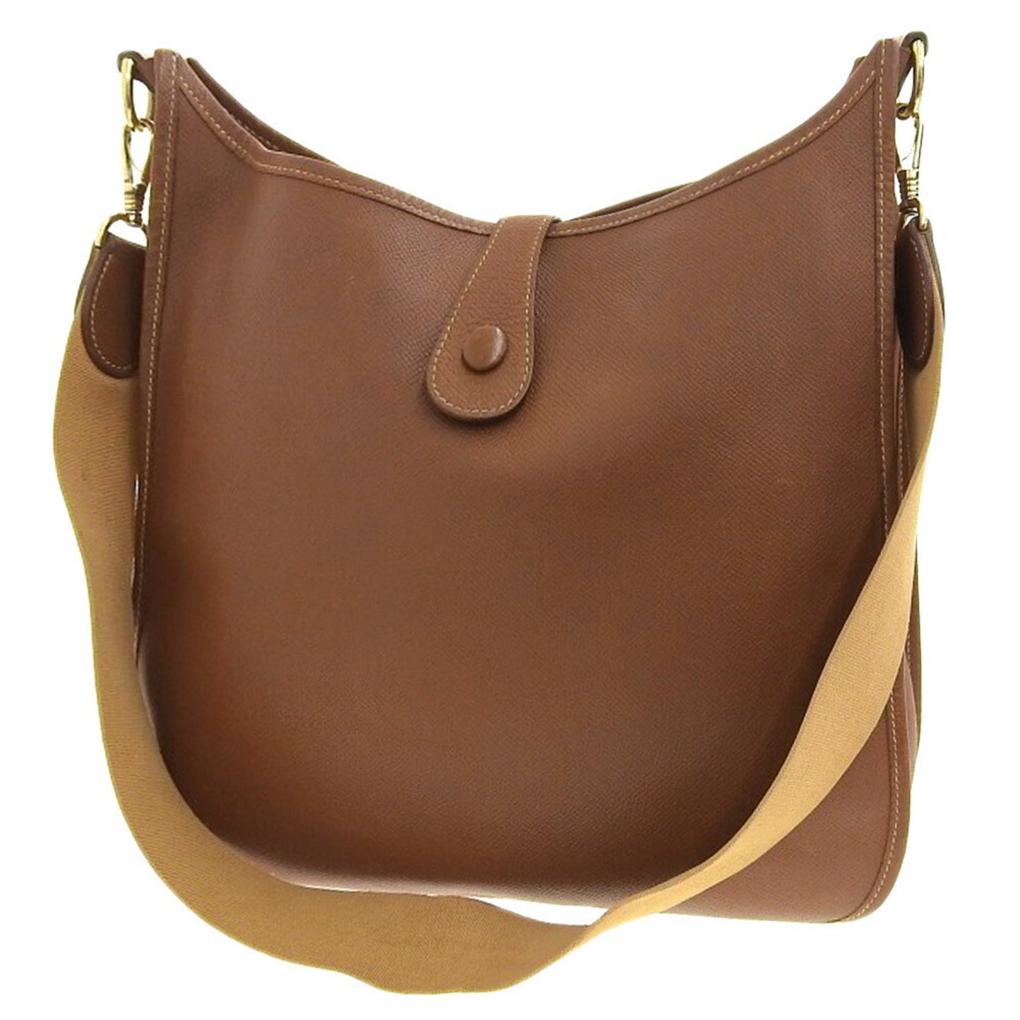 Hermes Brown Courchevel Leather Shoulder Bag ( )