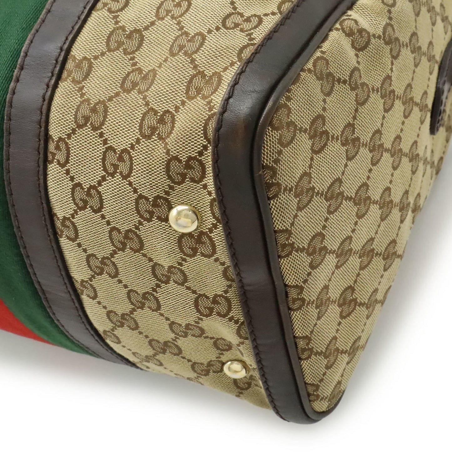 Gucci Beige Black Dark Brown Green Khaki Red Color Yellow Gg Canvas Handbag Shoulder Bag ( )