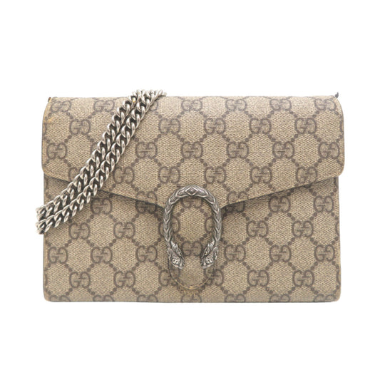 Gucci Beige Gg Supreme Shoulder Bag ( )