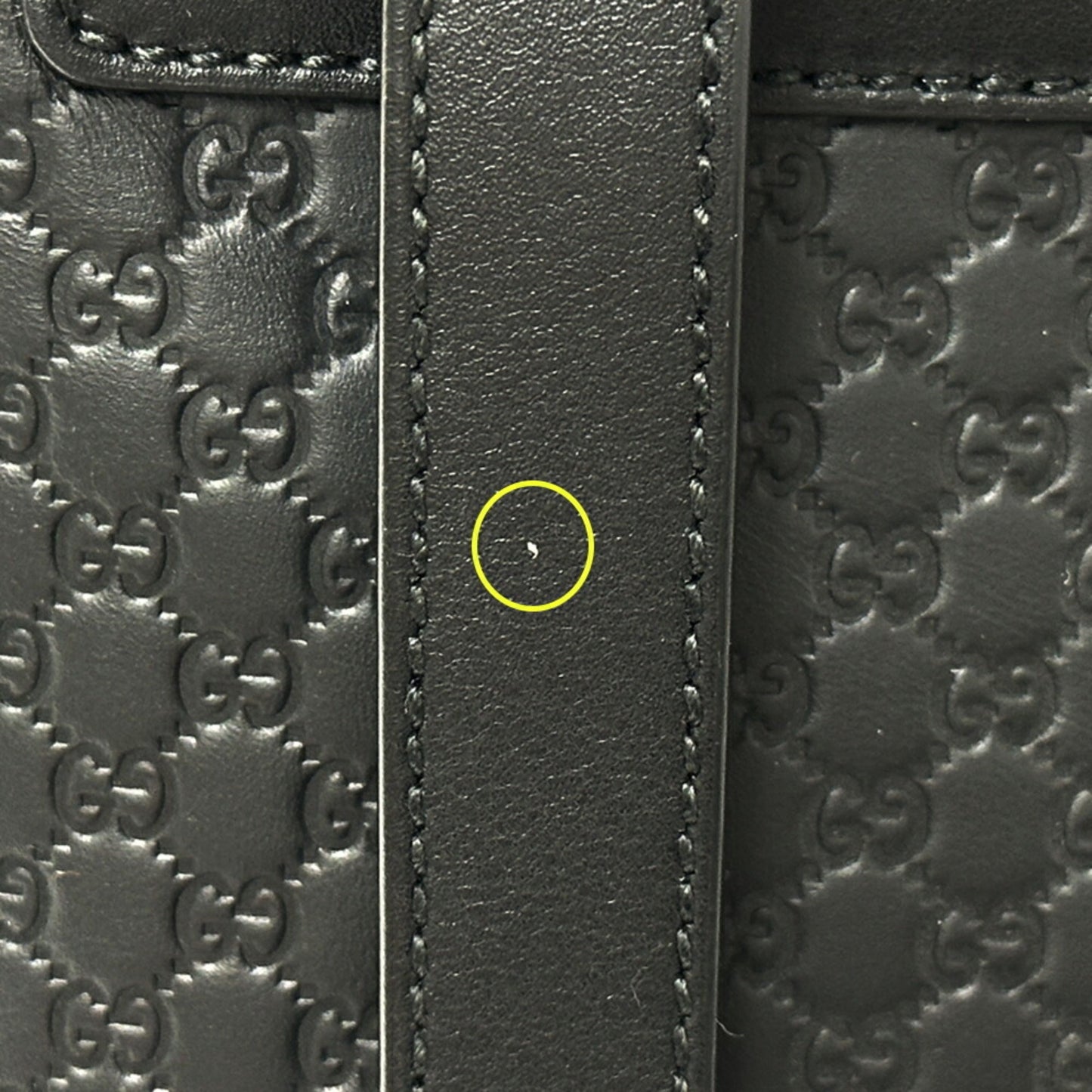 Gucci Black Leather Backpack ( )