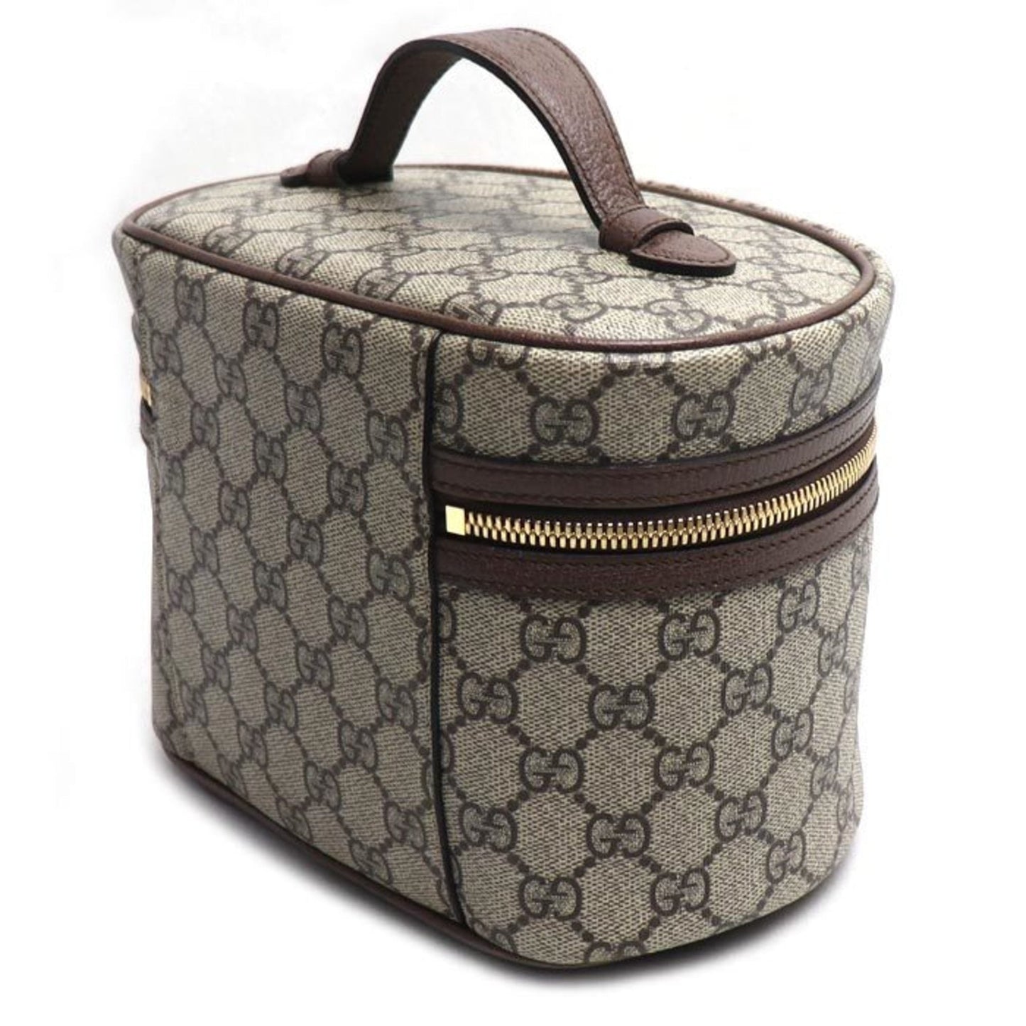 Gucci Beige Brown Gg Supreme Canvas Handbag ( )