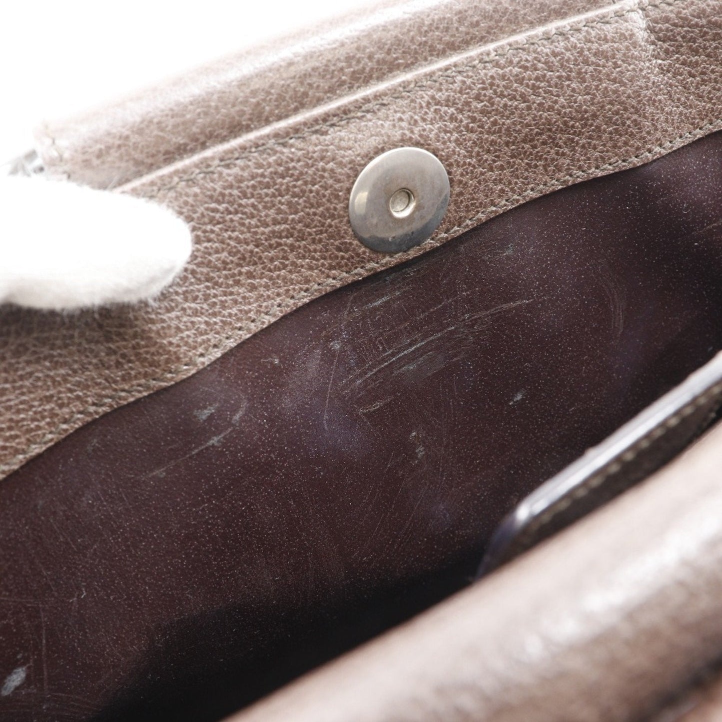 Gucci Brown Leather Handbag ( )