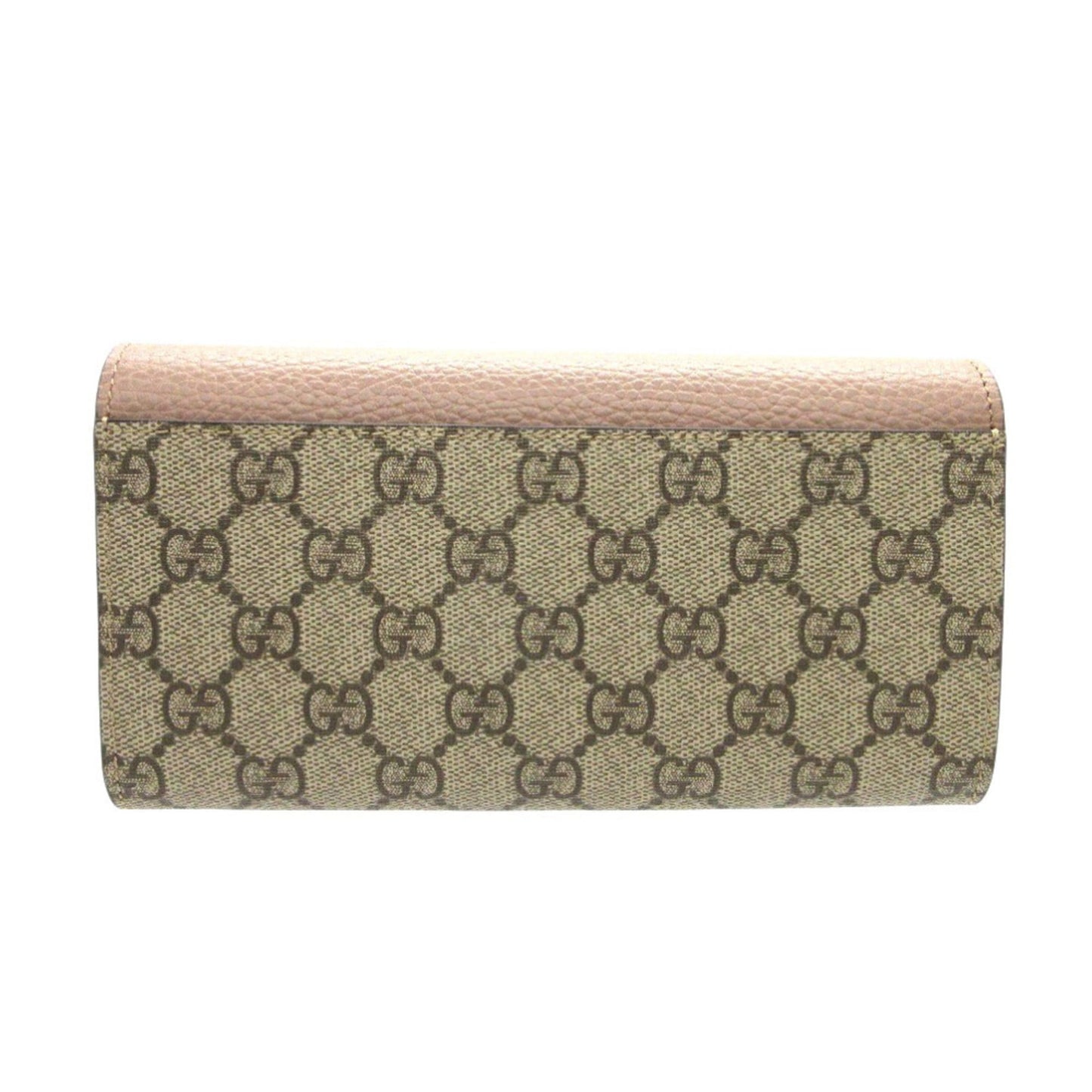 Gucci Beige Gg Supreme Leather Long Wallet (Bi-Fold) ( )