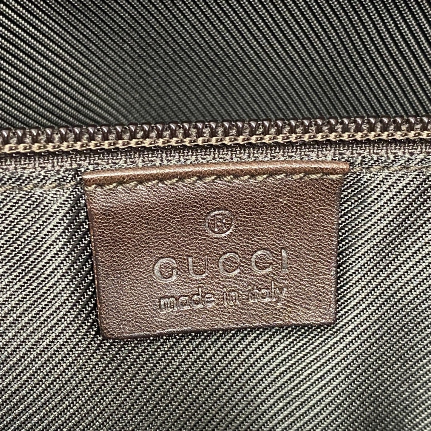 Gucci Brown Denim Tote Bag ( )