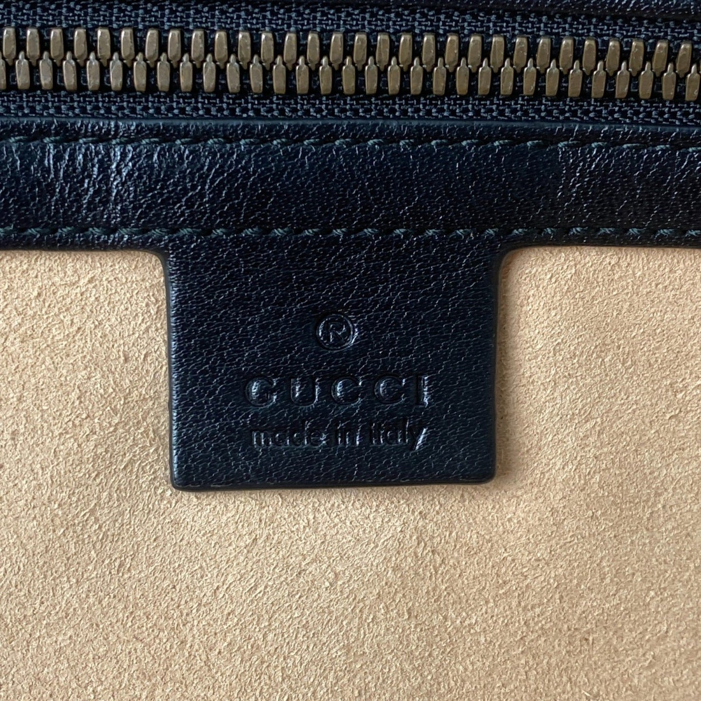 Gucci Black Leather Tote Bag ( )