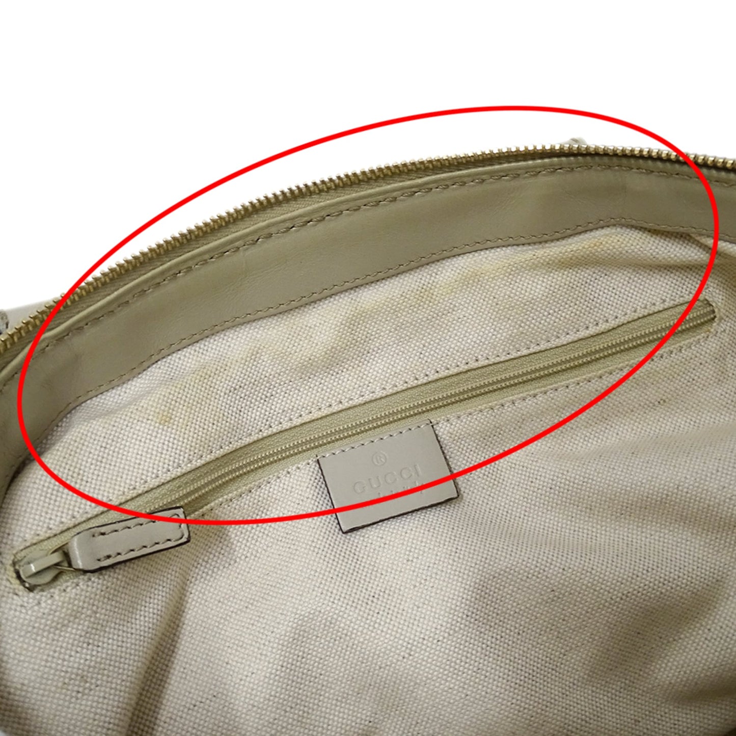 Gucci Gg Canvas Beige Brown Gg Canvas Handbag Shoulder Bag ( )
