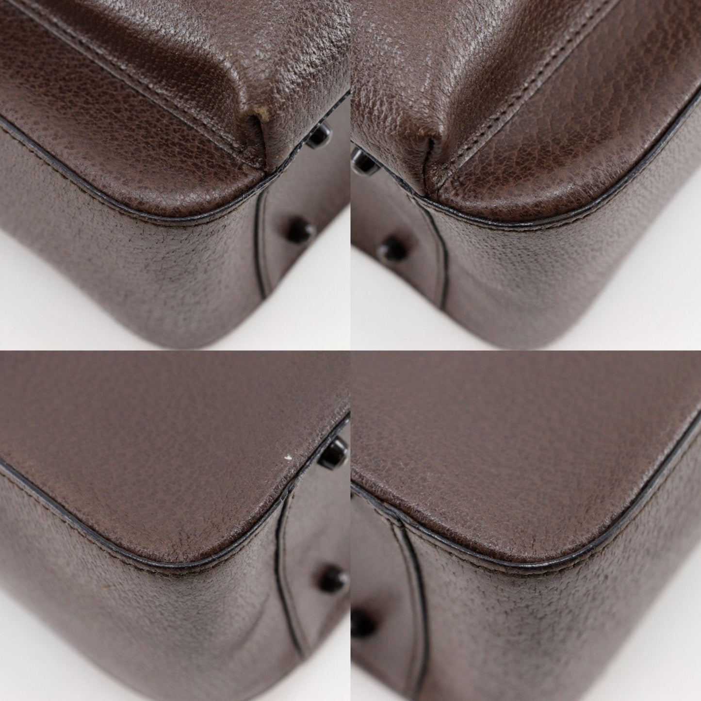 Gucci Brown Leather Handbag ( )